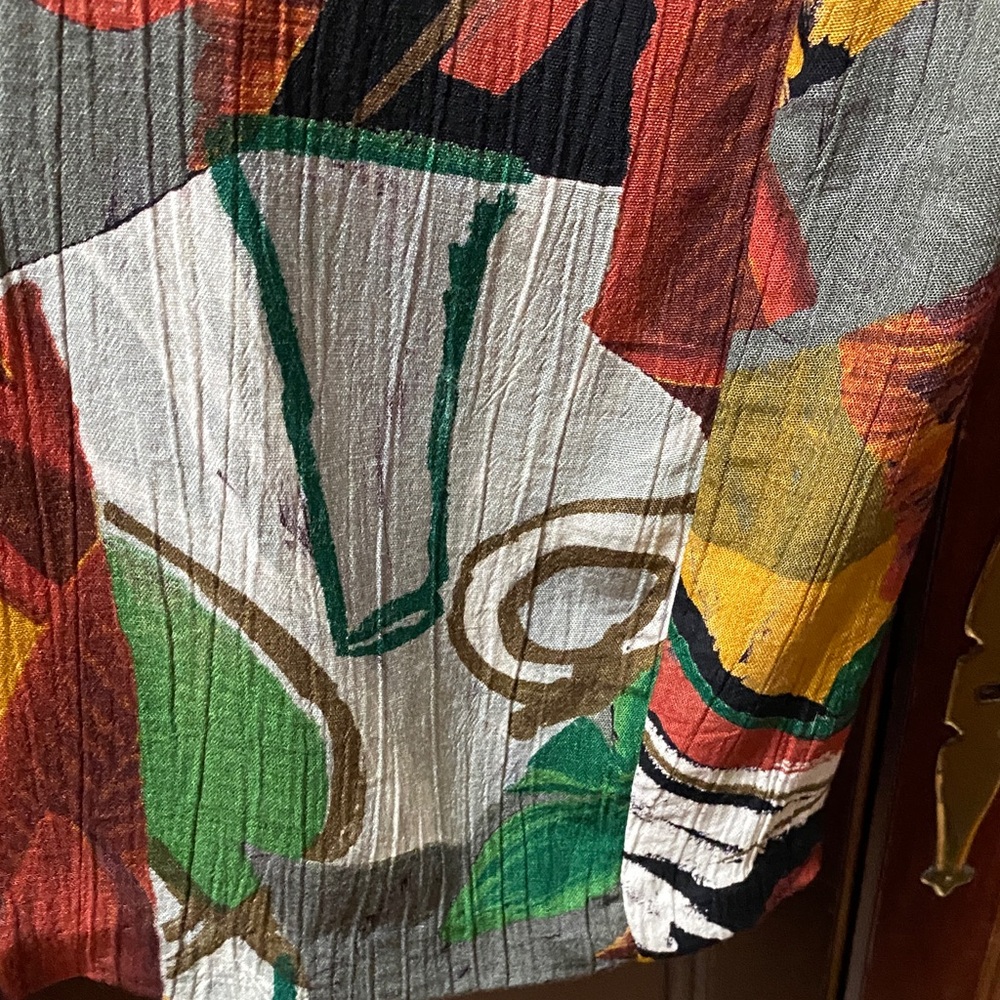 Fitting Image Multicolor Abstract women’s size 22W swing vintage duster - Picture 6 of 16